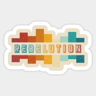 Rebelution Vintage Distressed Sticker